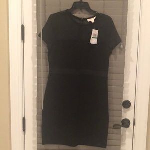 Michael Kors Black Midi Dress
